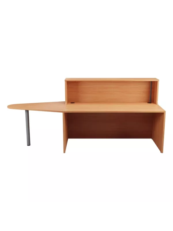 Reception Counter Table with Side Extension