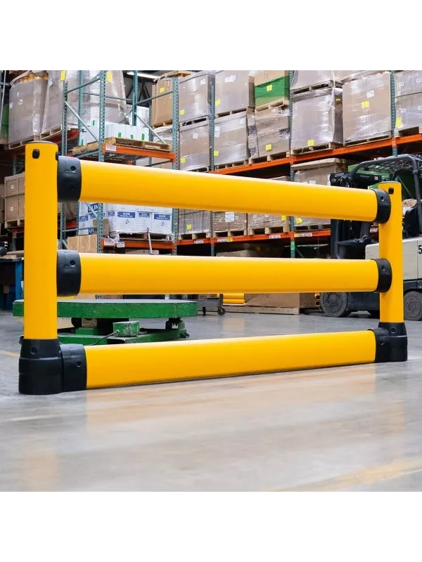 BLACK BULL FLEX+ L-Line Impact Protection Railing with Underrun Guard