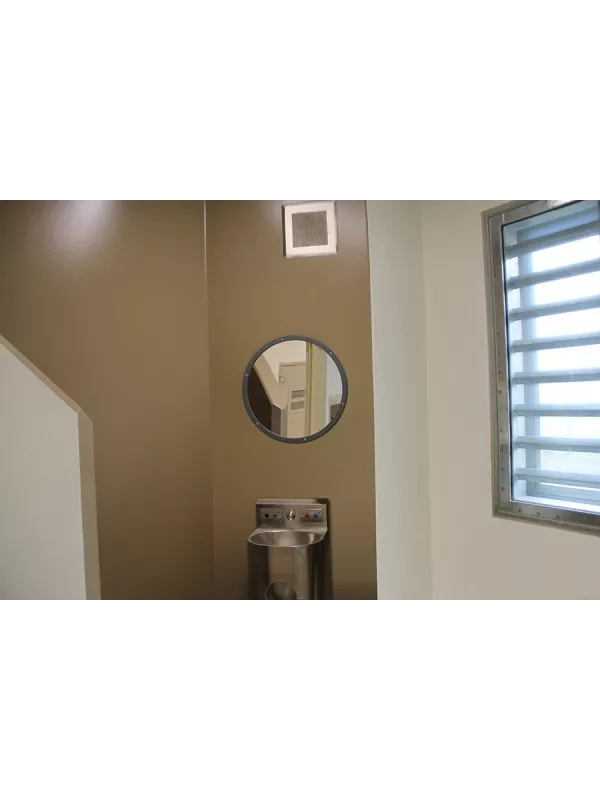 Flat Vanity Anti-Ligature Mirrors - Stainless Steel