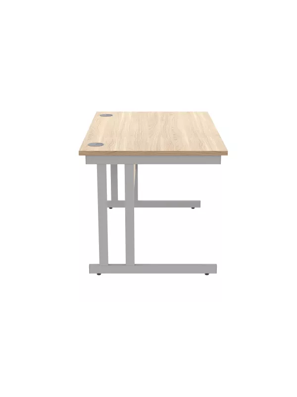 Core Stylish Computer Office Rectangular Desk - Canadian Oak