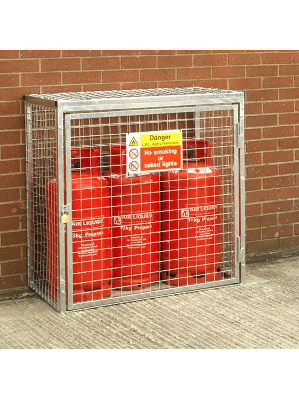 Premier Standard Gas Cylinder Cages - 1000 x 1000 x 500mm