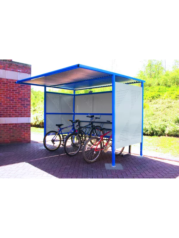QMP Traditional Bicycle Shelter – Powder-Coated for Secure Cycle Storage