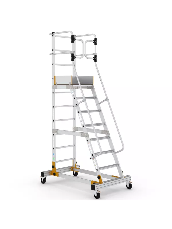 Climb-It Mobile Steps with Safety Gate | 4-12 Tread
