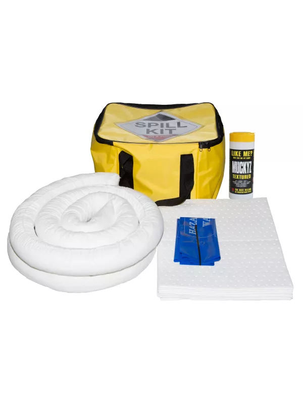 Fentex 35L Oil & Fuel Spill Kit in Hi-Vis Cube Bag