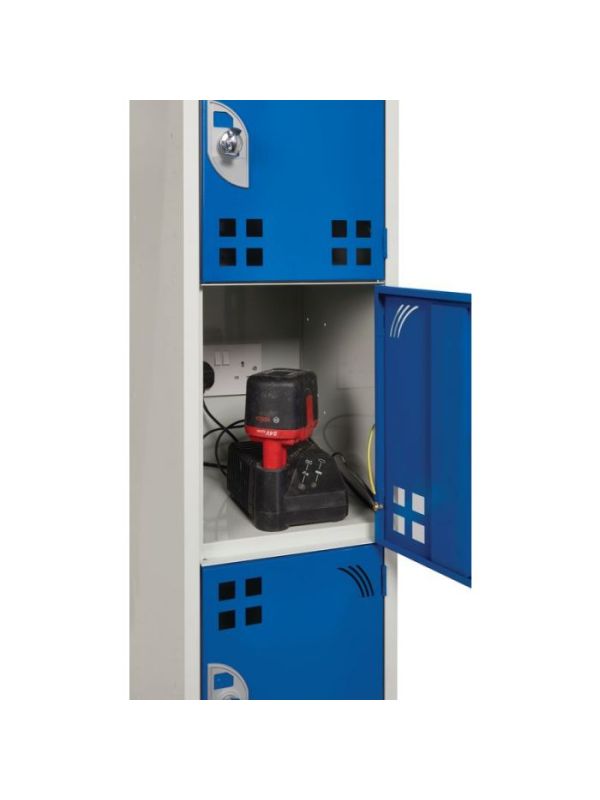 Tool Storage Lockers 4-8 Doors with Standard Plug