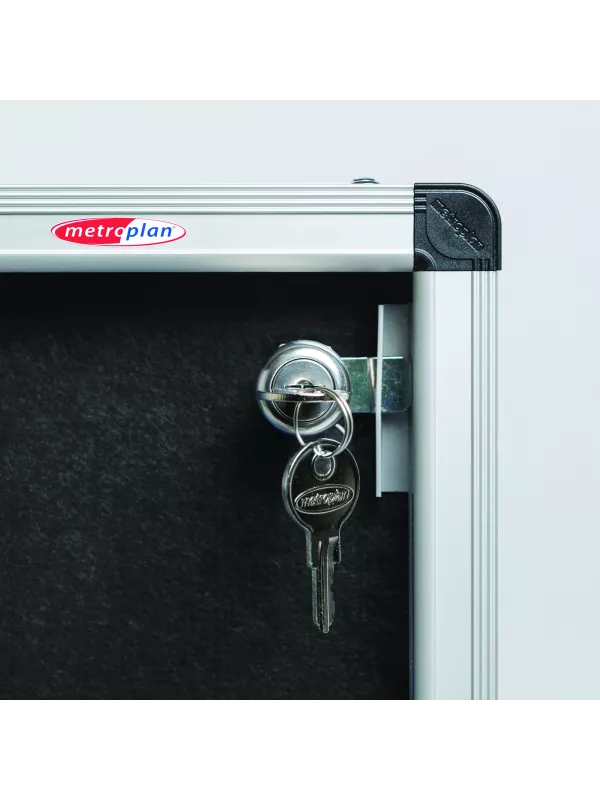 Premier Eco-Colour Class B Fire-Resistant Tamperproof Noticeboard