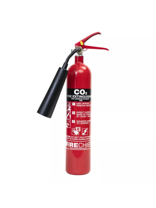 Firechief CTX Steel Alloy CO2 Extinguisher Kitemarked BS EN 3