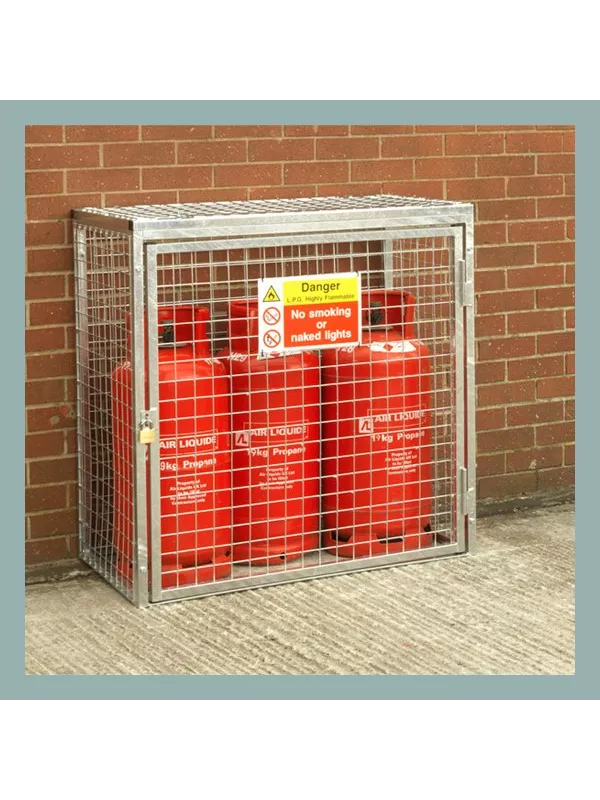 Premier Standard Gas Cylinder Cages - 1000 x 1000 x 500mm