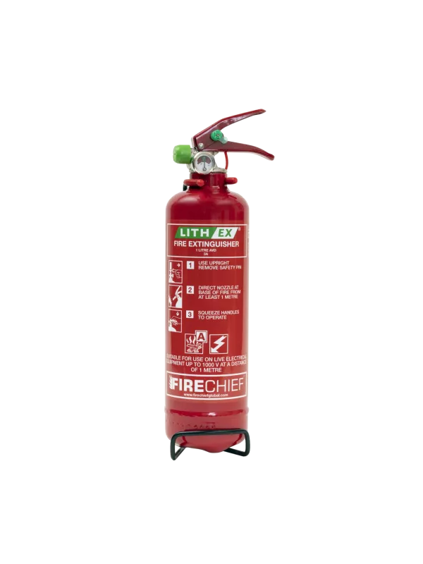 Firechief Lith Ex Extinguisher  Lithium Ion Battery Fire Protection