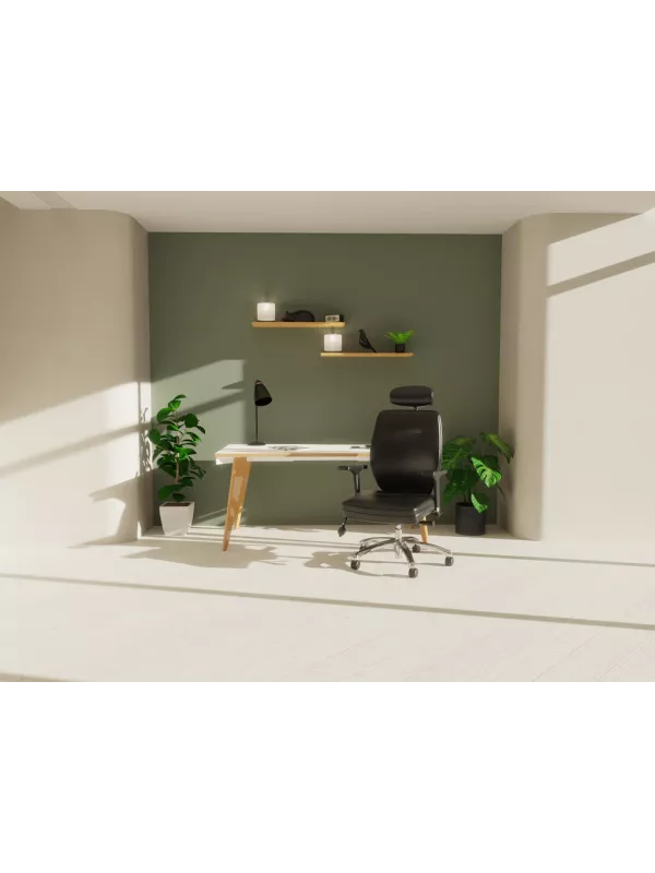 Domino 24-Hour Ergonomic Posture Chair – Adjustable Lumbar, Arms & Headrest