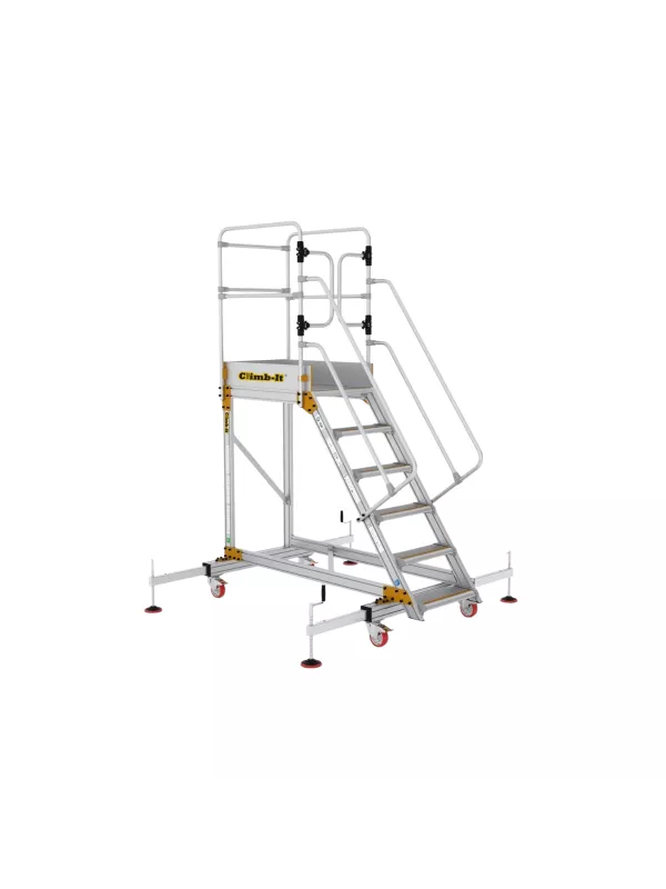 Climb-It Extra Large Platform Safety Step with Adjustable Stabilisers