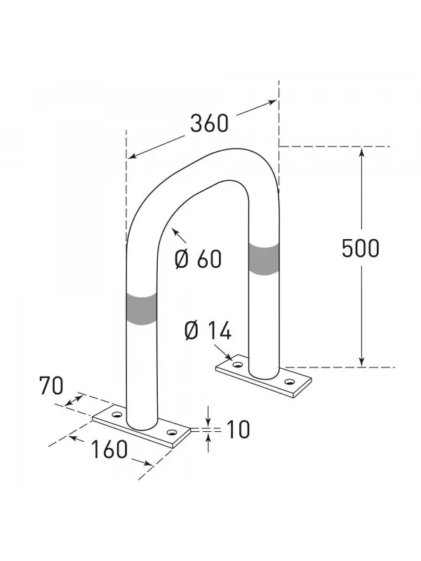 TRAFFIC-LINE EV Charging Point Protection Guard