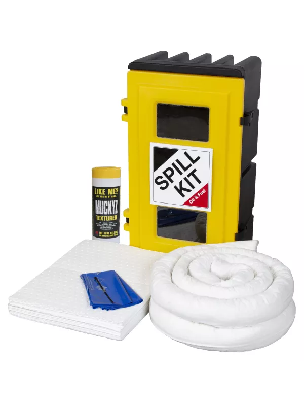 Fentex Oil Only Spill Kit in Wall Cabinet