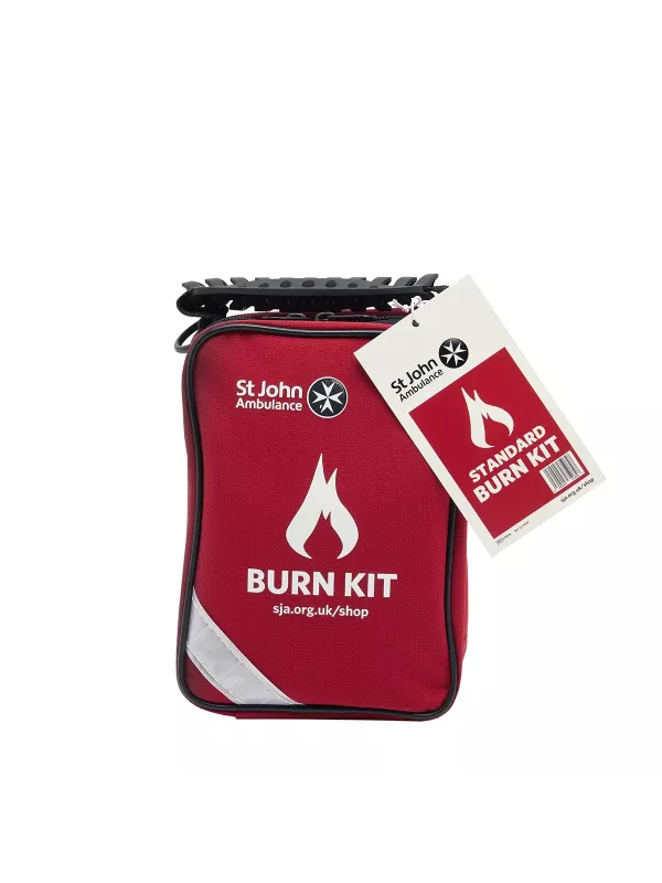St John Ambulance Burns First Aid Kit | Eco-Friendly Burn Care Solution