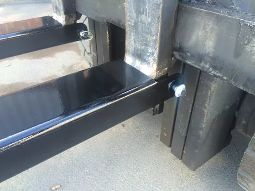 Bolt on Forklift Fork Extensions  4mm Width