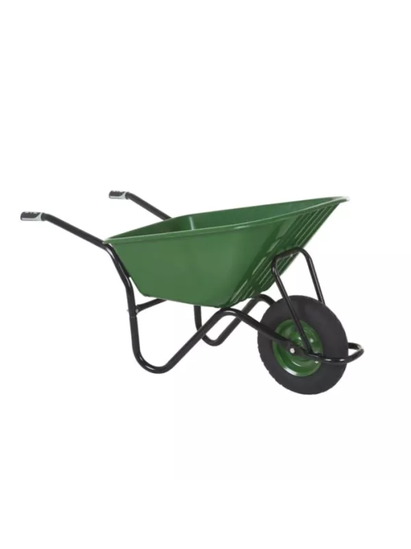 OLYMPUS® Heavy-Duty Wheelbarrows – 80L & 100L Capacity, Pneumatic or Puncture-Proof Wheel Options