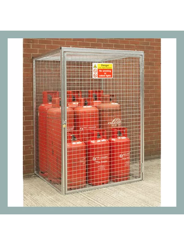 Premier Standard Gas Cylinder Cages - 1800 x 1200 x 1200mm