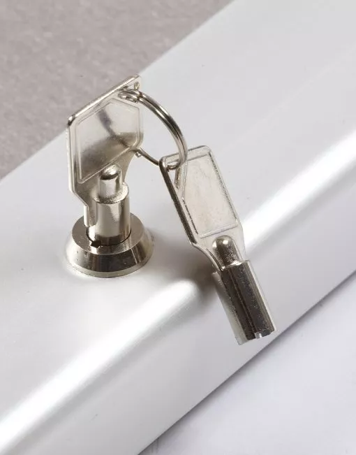 Spectra Signs Silver Key Lock Frame