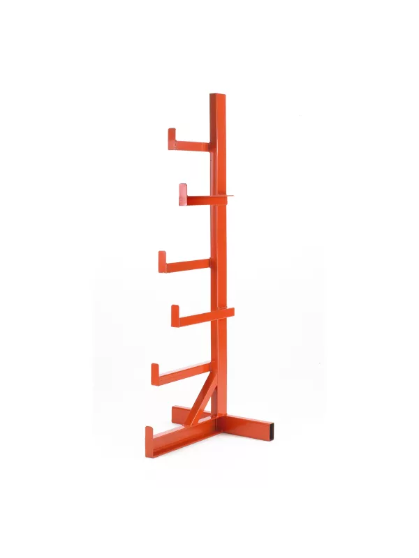 Cantilever racking single-sided upright with multiple load arms