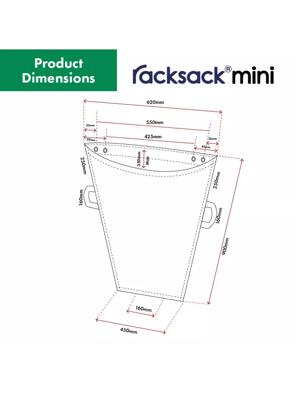 Racksack Mini Blue