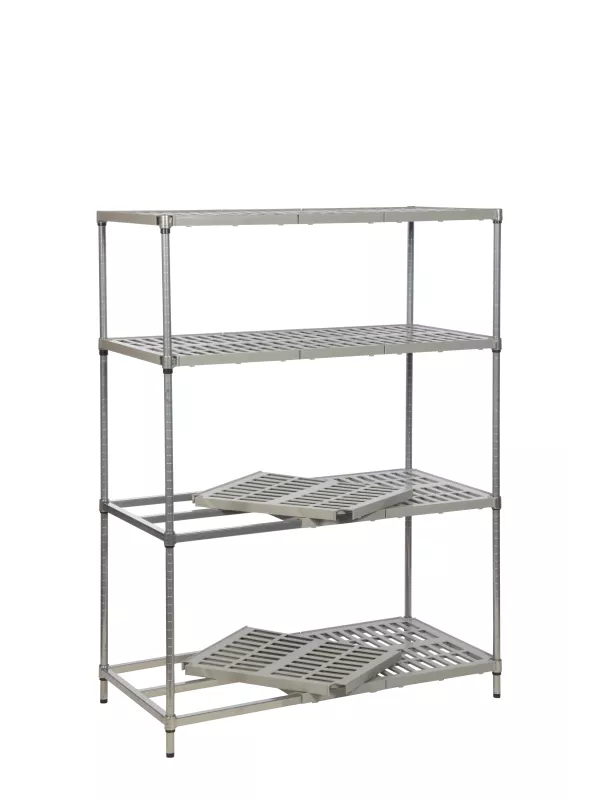 Shelfspan Plastic Plus Solid Polymer Shelving Vented Shelf