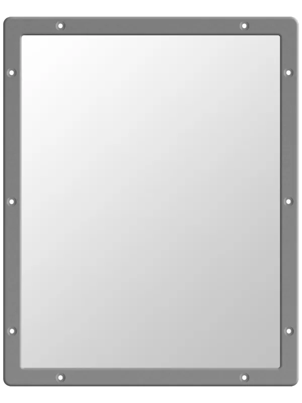 Flat Vanity Anti-Ligature Mirrors - Stainless Steel