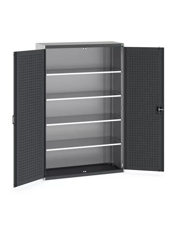 Bott Cubio Perfo Panel Lined Cupboard - 1300 x 525mm