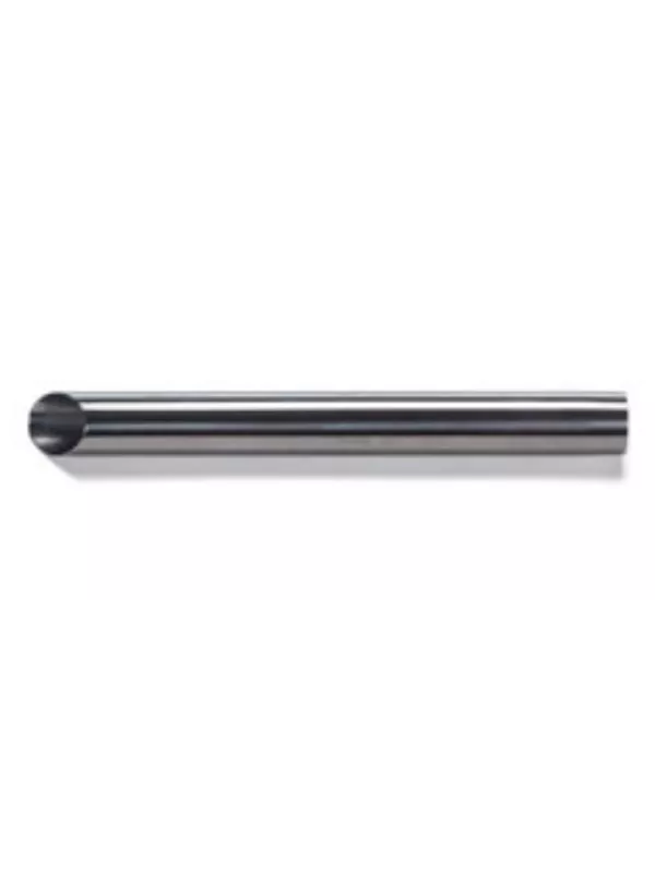 Straight chrome vacuum extension tube.