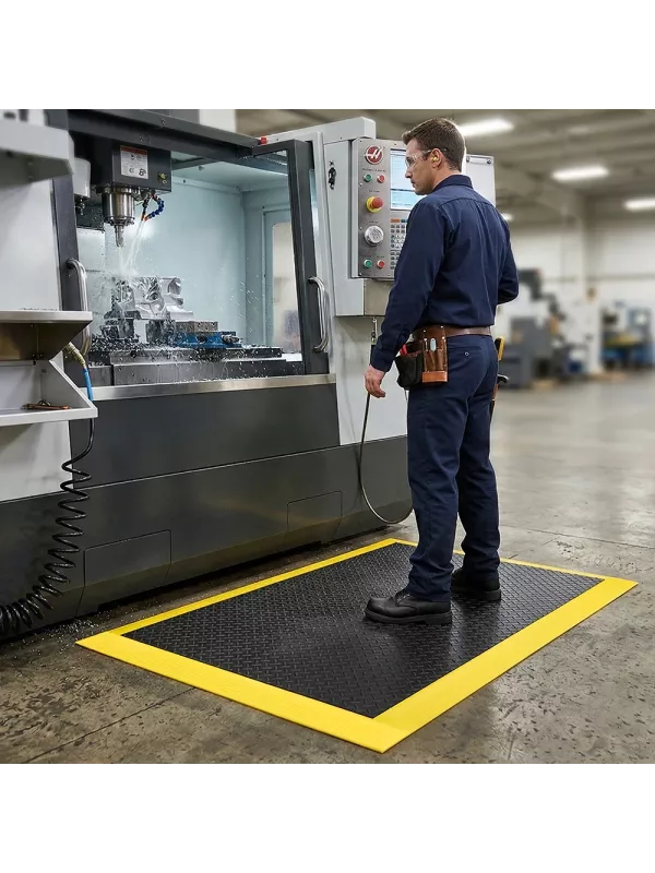 Tough Lock Anti-Fatigue Matting Tiles and Safety Edges