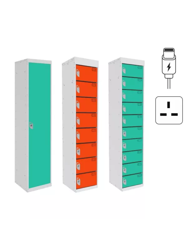 Dual USB Charging Lockers