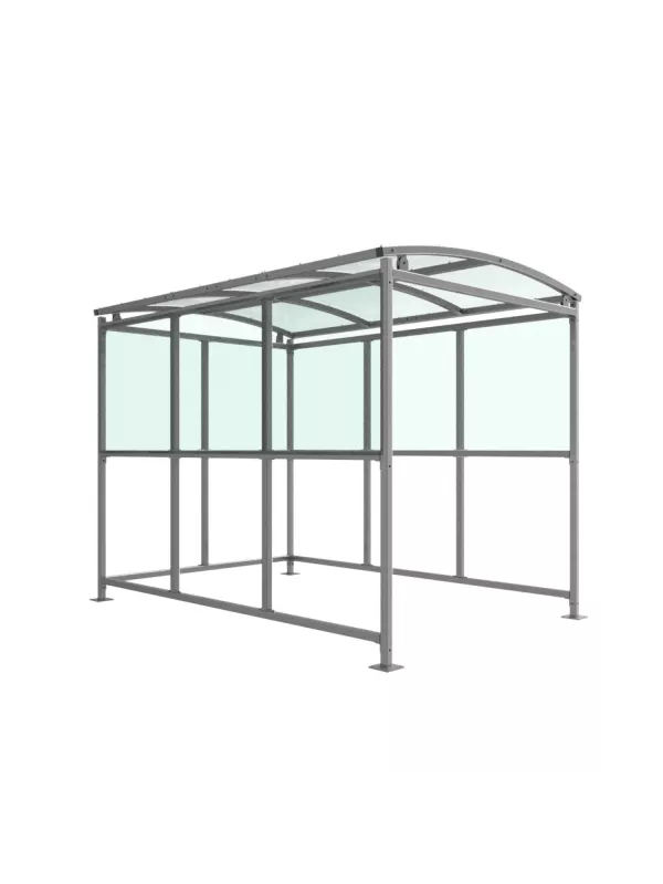 Burbank Shelter Galvanised Steel Frame Open Fronted