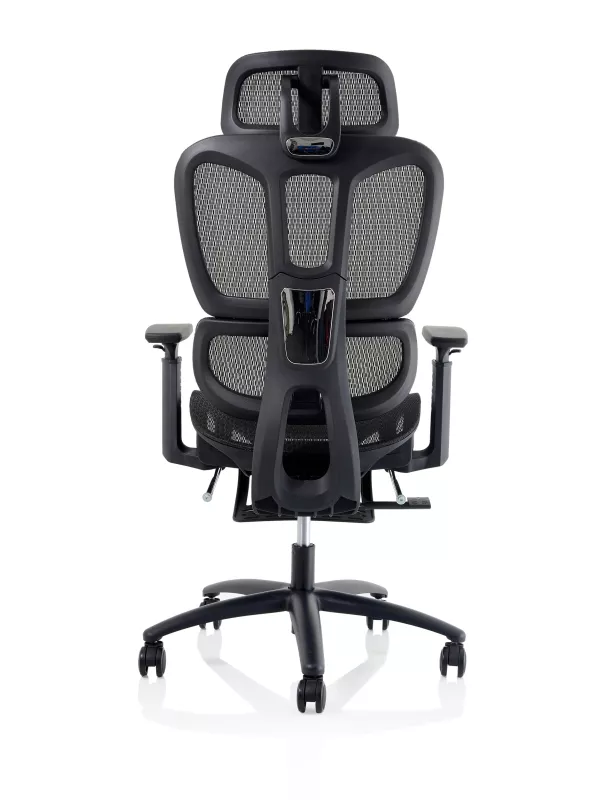 Horizon Executive Mesh Chair – Adjustable Arms, Headrest & Extendable Footrest