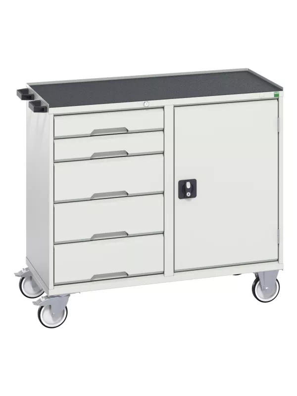 Bott Maintenance Trolleys Cupboard - 5 Drawers 1 door Cabinet