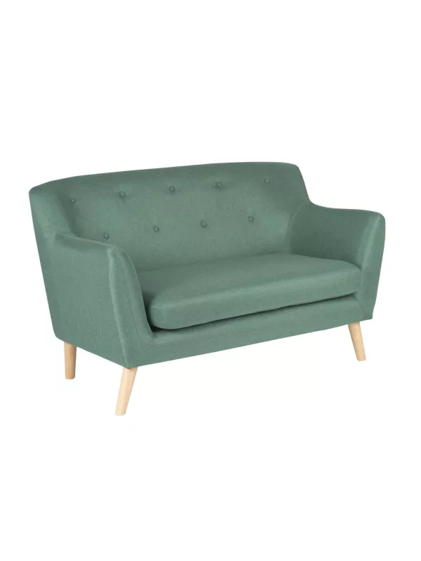 Teknik Modern Ocean Green Skandi 2-Seater Sofa for Stylish Comfort