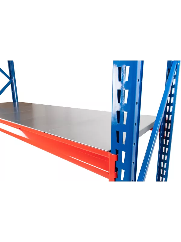 TS Longspan Shelving – 3 Levels with Solid Steel Decking