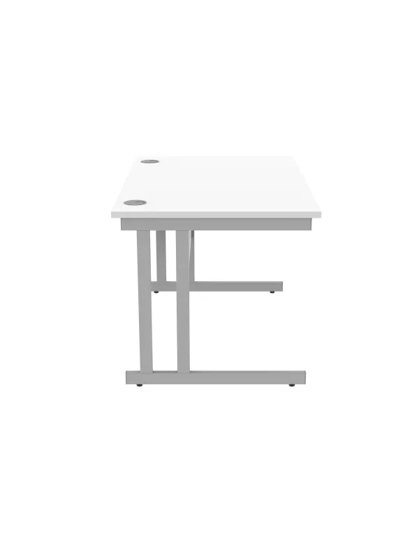 Core Stylish Computer Office Rectangular Desk - Artic White