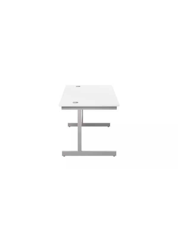Single Upright Desk TC Office - White