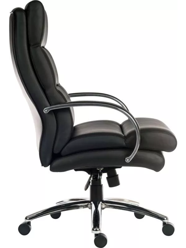 Teknik Samson Heavy Duty Executive Chair – Leather Look, Rated for 24-Hour Use