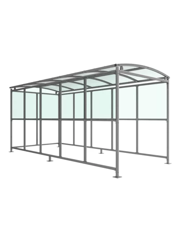 Burbank Shelter Galvanised Steel Frame Open Fronted