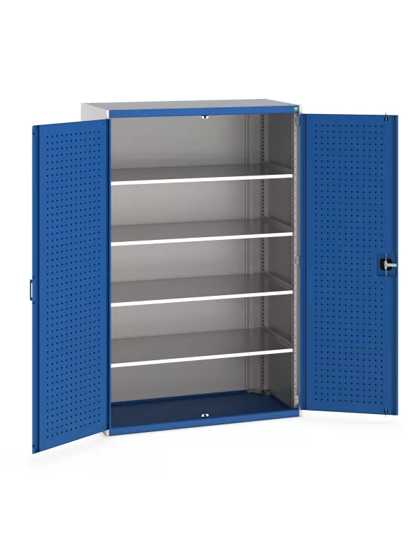 Bott Cubio Perfo Panel Lined Cupboard - 1300 x 650mm