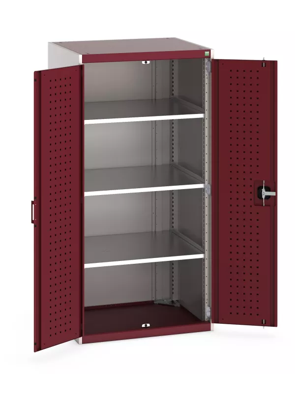 Bott Cubio Perfo Panel Lined Cupboard - 800 x 650mm