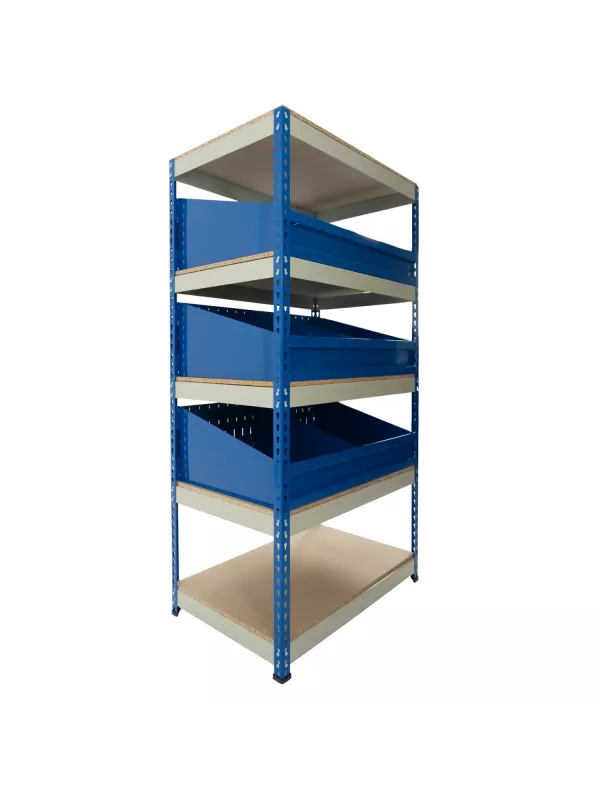Rivet Divider System Shelving - Adjustable Small Parts Storage