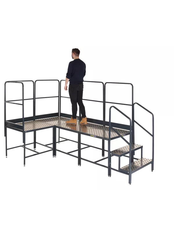 Climb-It Four Platforms Corner Modular