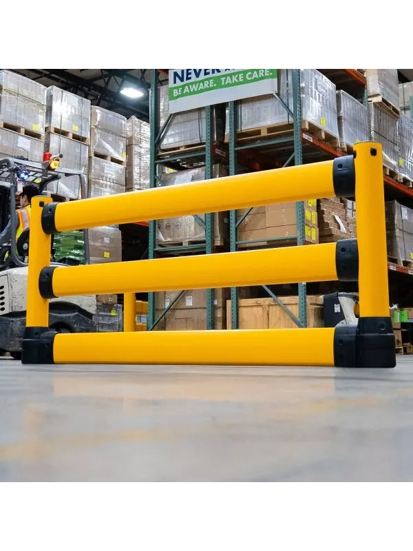 BLACK BULL FLEX+ L-Line Impact Protection Railing with Underrun Guard