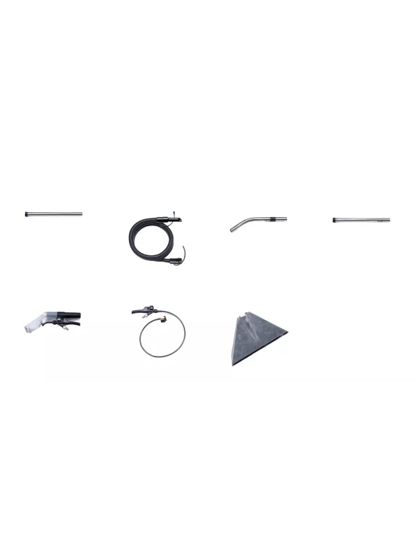 Selection of vacuum and extraction tool attachments displayed on a white background.
