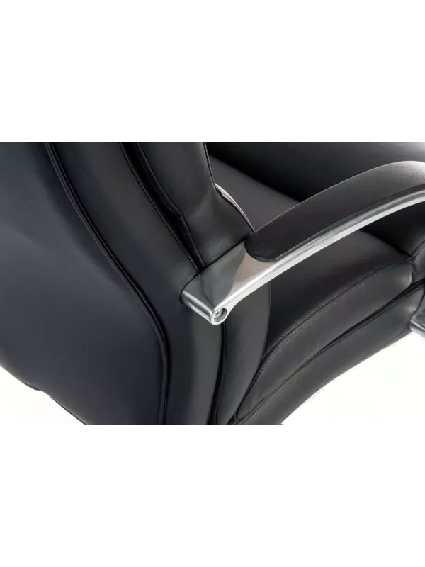 Teknik Samson Heavy Duty Executive Chair – Leather Look, Rated for 24-Hour Use