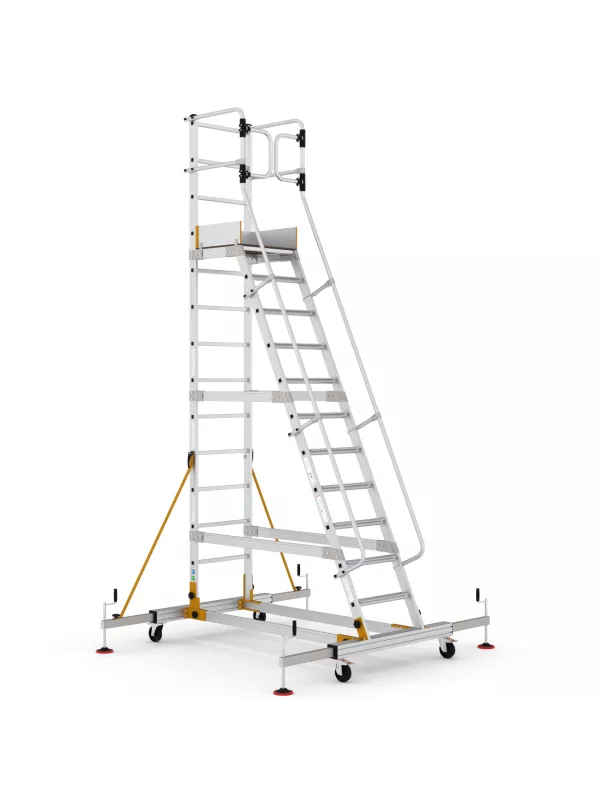 Climb-It Mobile Steps with Safety Gate | 4-12 Tread