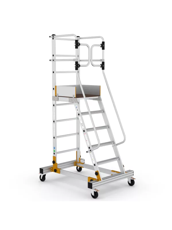 Climb-It Mobile Steps with Safety Gate | 4-12 Tread