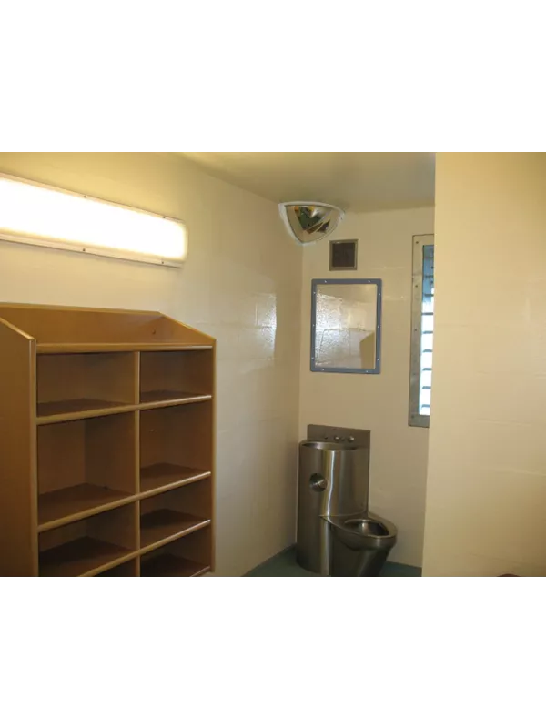 Flat Vanity Anti-Ligature Mirrors - Stainless Steel