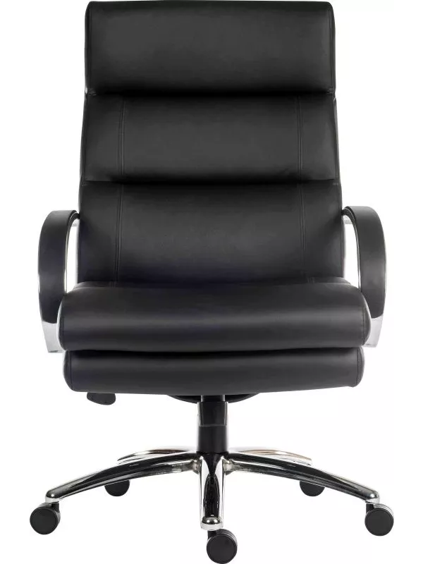 Teknik Samson Heavy Duty Executive Chair – Leather Look, Rated for 24-Hour Use
